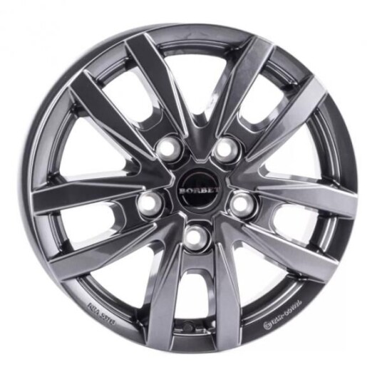 Borbet Cw5 Mistral Anthracite Glossy 6.5x16 5x130 ET66 B89.1 Borbet Cw5 Mistral Anthracite Glossy 6.5x16 5x130 ET66 B89.1