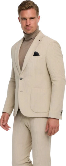 Zuitable Herre Jakker Beige S,