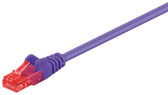 MICROCONNECT U/UTP CAT6 1M Purple PVC BULK-MC MICROCONNECT U/UTP CAT6 1M Purple PVC BULK-MC