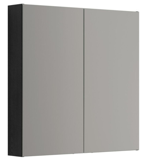 Dansani Inzo Style Speilskap 2 Dører B60-100xh80xd15 Svart eik / 80cm