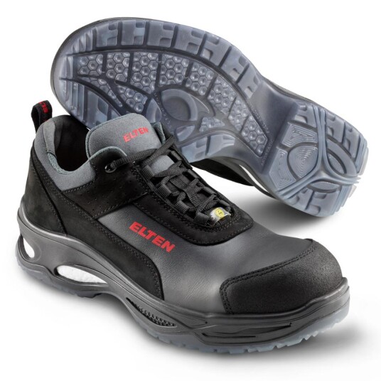 Elten Miles Low Safety Shoes S3 SRC Black 1 Par SKI-729451-Svart 47