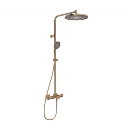 Oras Armatur Aurelia 4793 Takdusjpakke med Termostat Børstet Bronse