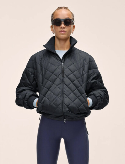 Casall Nordic Quilted Jacket - Black - S