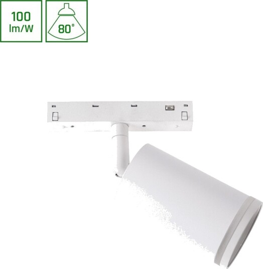 7W SHIFT BASIC skinnespot   100lm/W NW High CRI 55x100x160 mm   Dimbar : Ikke dimbar Kulør : Nøytral