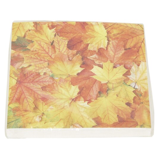 Serviettt autumn leaf 20pk Original