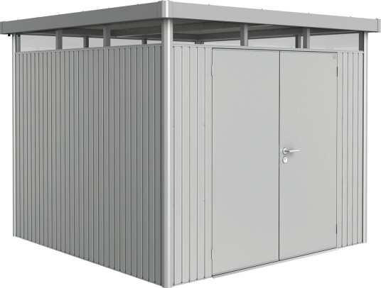BIOHORT UTEBOD HIGHLINE H4 2 DØRER SØLV METALLIC
