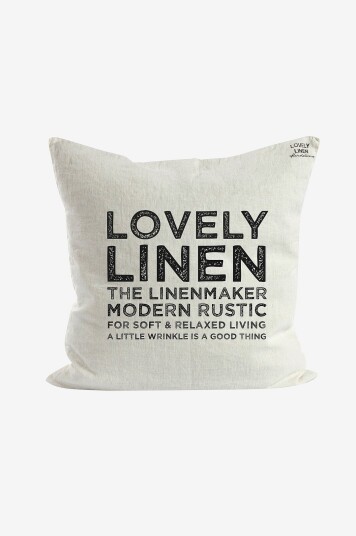 Lovely Linen Putetrekk Lovely Deco i vasket lin Hvit