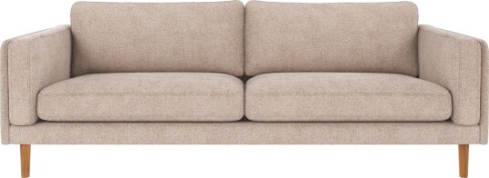 Rowico Home Braden 3-seters sofa Lys beige/eik 216 x 87 78 cm Beige