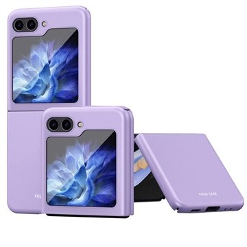 Samsung Galaxy Z Flip5 Gummiert Plastdeksel Lilla