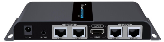 TECHLY HDMI 1x4 Extender/Splitter mit IR über RJ45 50m