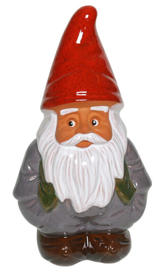 Rolf Berg Keramik Nisse med vest grå 19 cm Rolf Berg Keramik Nisse med vest grå 19 cm