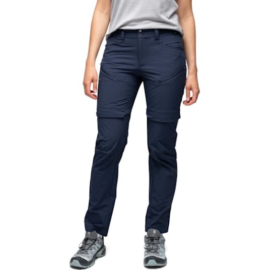 Bergans Convertible Zip-Off Softshell Pants Women Navy Blue Bergans Convertible Zip-Off Softshell Pants Women Navy Blue