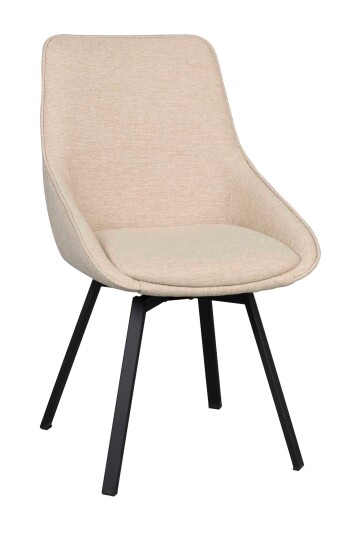Rowico Home Alison spisestuestol Lys beige/svart Beige