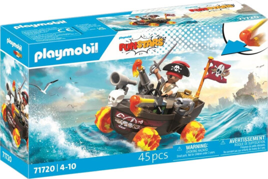 PLAYMOBIL Racing Pirate Boat - Multi/patterned - ONE SIZE PLAYMOBIL Racing Pirate Boat - Multi/patterned - ONE SIZE