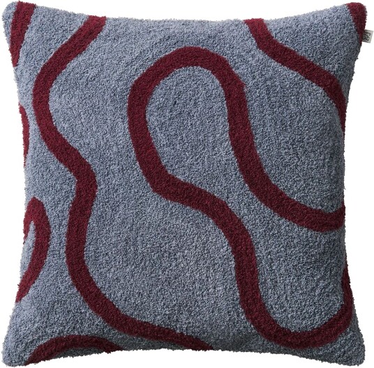 Chhatwal & Jonsson Swati putetrekk 50x50 cm Dusty blue-ruby