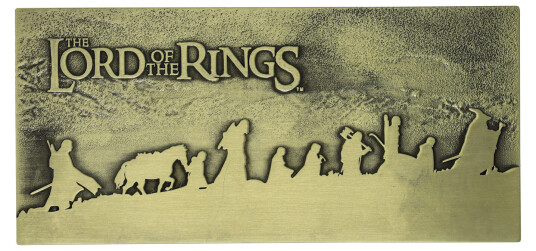 Ringenes Herre Limited Edition Fellowship Plaque fra Fanatik