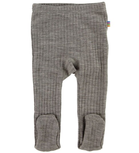 Joha Leggings m. Fot   Ull   Brun Melert   Joha   60   Leggings   Ull