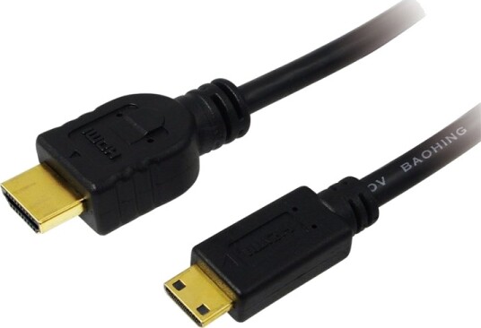 LogiLink HDMI - Mini HDMI-kabel 4K 1,5 m