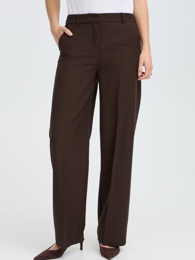 B.YOUNG Danta Wide Leg Pants 2 Brun 36