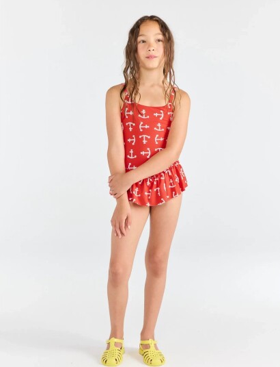 THE ANIMALS OBSERVATORY Clownfish Kid Swimsuit Red   Red   116