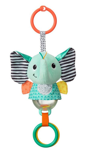 Infantino Rangle med lys Elefant Infantino Rangle med lys Elefant