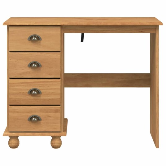Skrivebord 'ASKIM'med skuffer 95x40x75 cm Massivt tre furu