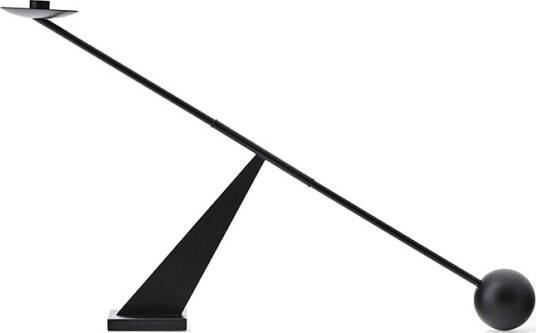 Audo Copenhagen Interconnect Lysestake 70 cm Sort - Geometrisk Design