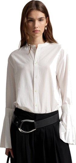 Ralph Lauren Woven shirt US 12 hvit dame