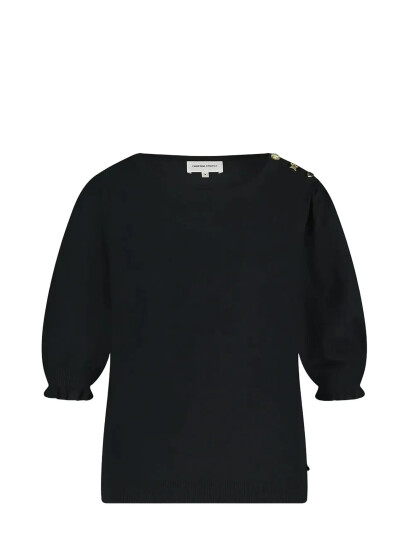 Fabienne Chapot Molly Short Sleeve Pullover Black M Fabienne Chapot Molly Short Sleeve Pullover Black M
