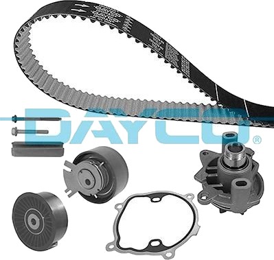 DAYCO KTBWP5710 Registerreimsett med vannpumpe