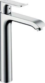 Hansgrohe Metris 260 servantbatteri Høy modell, med oppløft, Krom Hansgrohe Metris 260 servantbatteri Høy modell, med oppløft, Krom