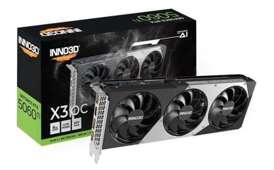 Inno3D GeForce RTX 5060 Ti X3 OC Grafikkort med 8 GB GDDR7 RAM