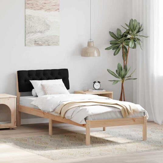 Sengestamme Brunt og svart 75 x 190 cm Heltre furu
