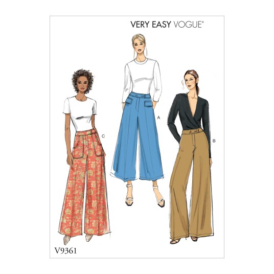 Vogue 9361 - Vide bukser E5 (14-16-18-20-22)