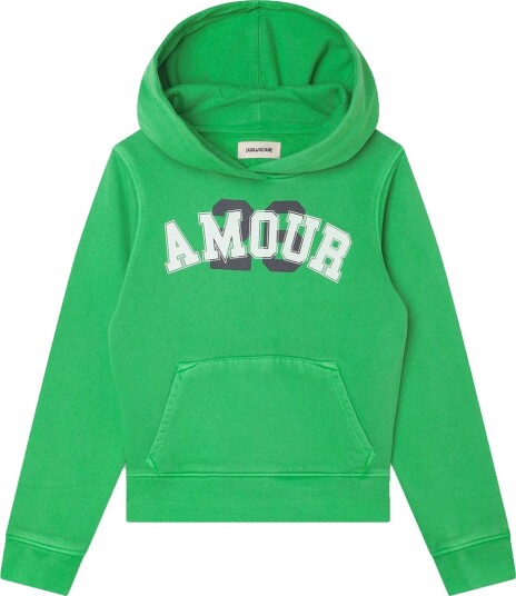 Zadig & Voltaire Hettegenser Lime m. Trykk Zadig & Voltaire 10 år 140 Hettegenser Grønn