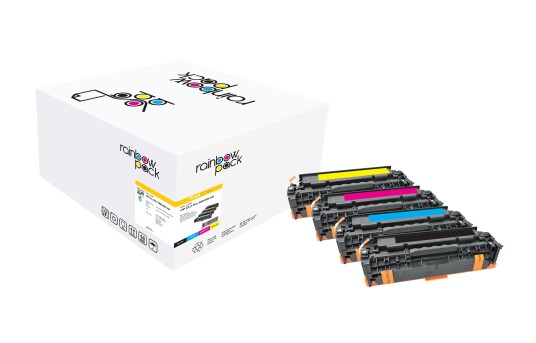 Freecolor M451-4-Frc Sort Cyan Fiolblå Gult 4 Stykker