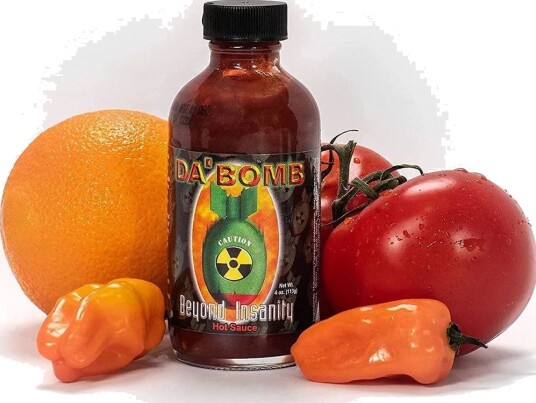 Da"Bomb Beyond Insanity Hot Sauce Ekstremt Sterk Saus 113 gram Da"Bomb Beyond Insanity Hot Sauce Ekstremt Sterk Saus 113 gram