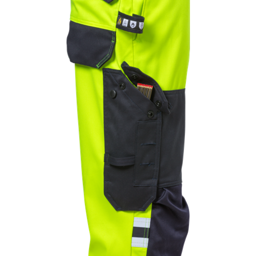 Fristads Byxa Stretch Flamestat 2161 Athf Klass 2 Varselgul/marinblå C146