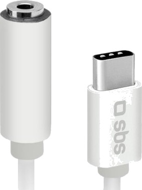 Sbs Teintjacktycfmw Hvit 3.5Mm Usb C 0,09 M Hunkjønn Hankjønn