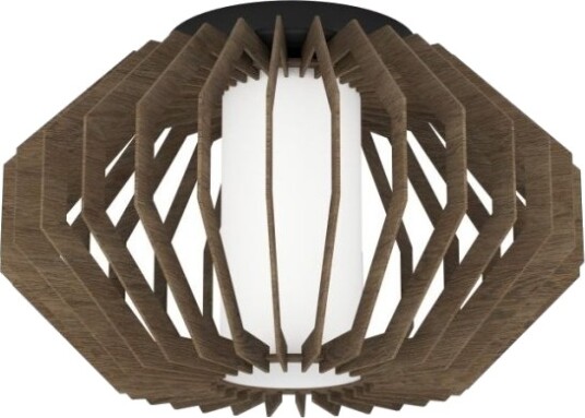 Eglo Rusticaria Taklampe E27 Sort/Brun/Hvit Eglo Rusticaria Taklampe E27 Sort/Brun/Hvit