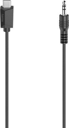 Hama 00200729 3.5Mm Hankjønn Usb Type C Hankjønn 0,75 M Svart Hama 00200729 3.5Mm Hankjønn Usb Type C Hankjønn 0,75 M Svart