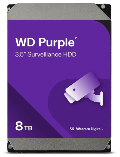 Western Digital Purple 8TB 3.5" SATA III harddisk 5400rpm 256MB cache Western Digital Purple 8TB 3.5" SATA III harddisk 5400rpm 256MB cache