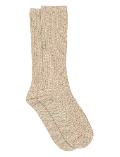mp Denmark Bess Long Socks - Beige - 37/39