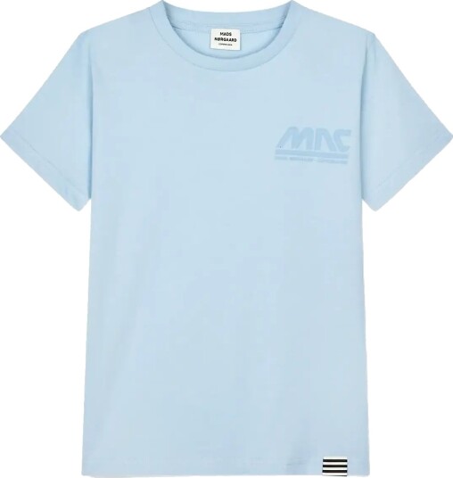 Mads Nørgaard Printed Tee Thorlino Logo Tee Blue 164 Mads Nørgaard Printed Tee Thorlino Logo Tee Blue 164