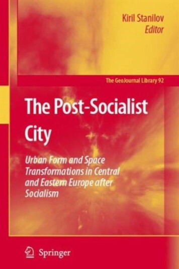 The Post Socialist City