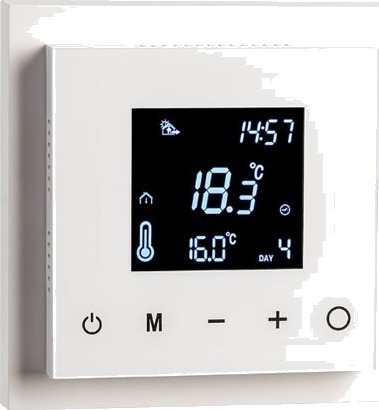 SG Termostat HeatReg 1-Pol Hvit