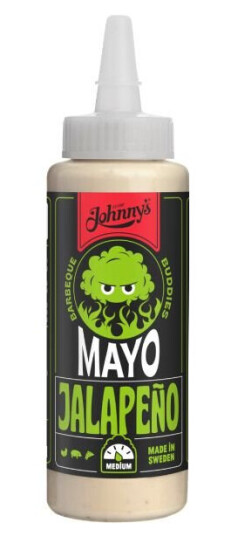 Johnny's Venner Jalapeño Majones 255ml