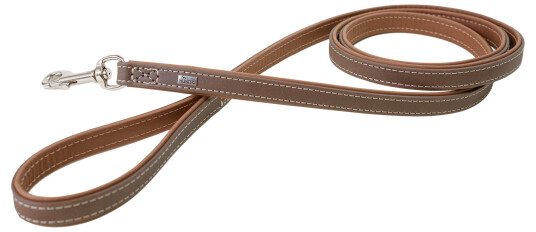 Hunter Hundehalsbånd Porto 20/180 i Tobakk/Cognac