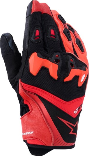 MC-Hansker Alpinestars SP-R Pro Rød Fluo/KnallRød /Svart XXL