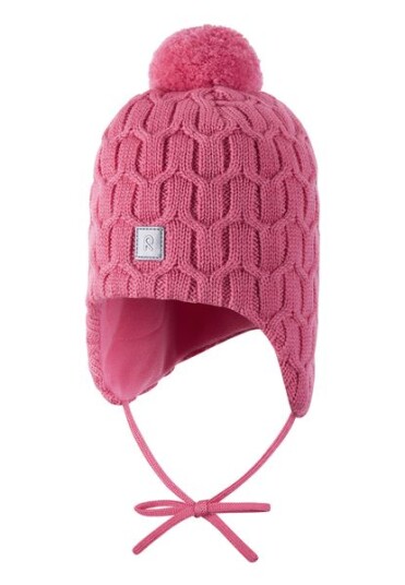 Reima Nunavut vinterlue i ull til småbarn Soft coral Reima Nunavut vinterlue i ull til småbarn Soft coral